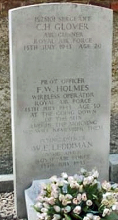 Sgt Charles Henry Glover<br /><br /><br />died on active duty - July 13th, 1943 - 100 Sqdn.